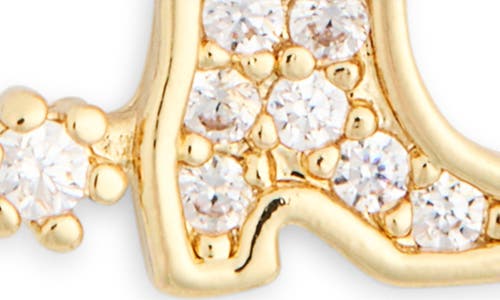 BP. BP. CRYSTAL COWBOY BOOT PENDANT NECKLACE