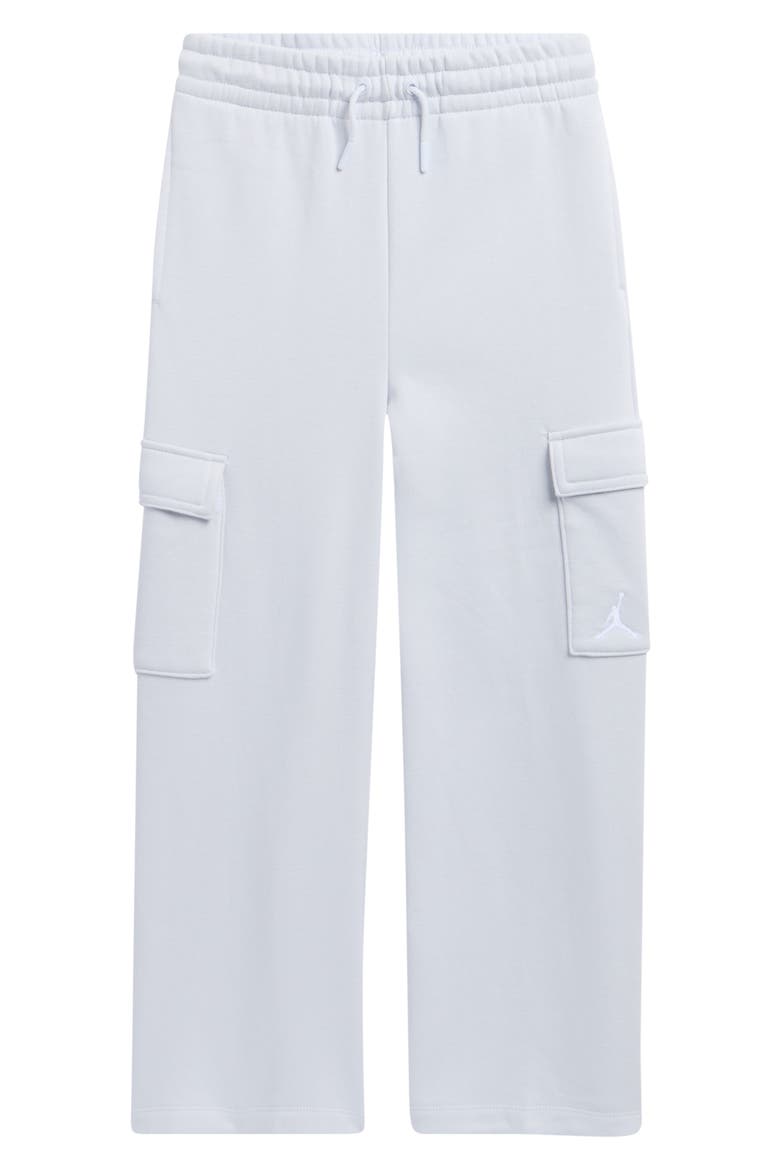 Kids' Y2K Fleece Cargo Joggers, Main, color, FOOTBALL GRAY