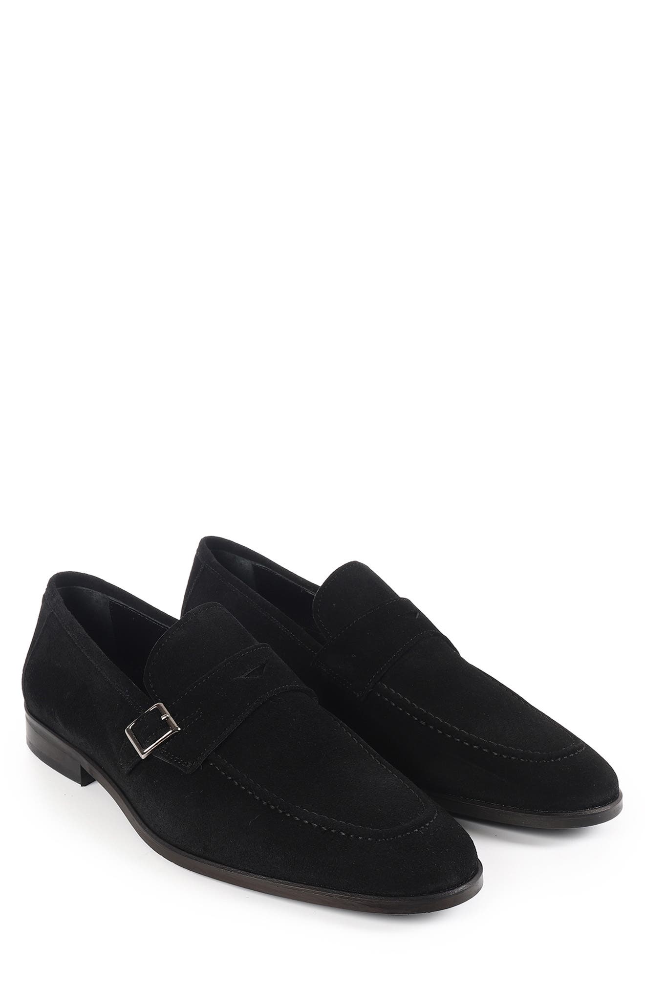 VELLAPAIS Beston Monk Shoe, Alternate, color, Black