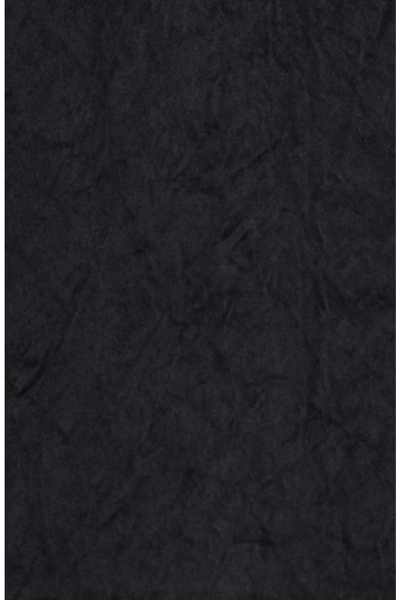 Crinkle Satin Dolman Sleeve Dress, Alternate, color, BLACK