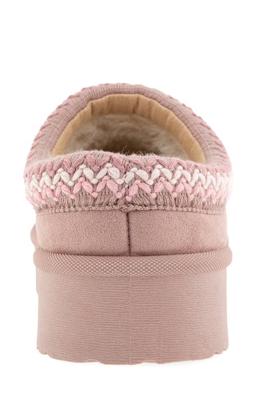 Unionbay Jade Platform Clog Slipper In Pink