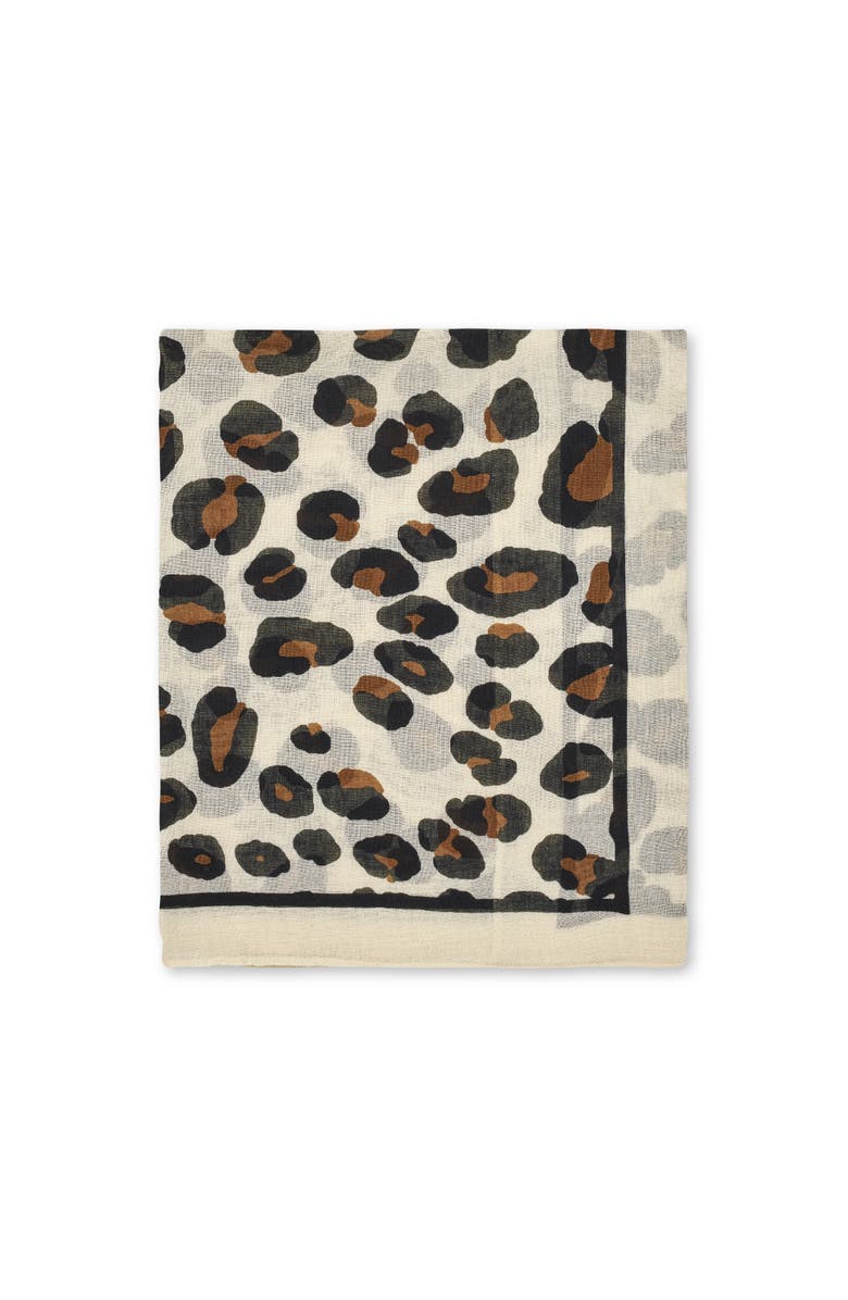 Masai Copenhagen Featherlight Striped Scarf, Alternate, color, Fog
