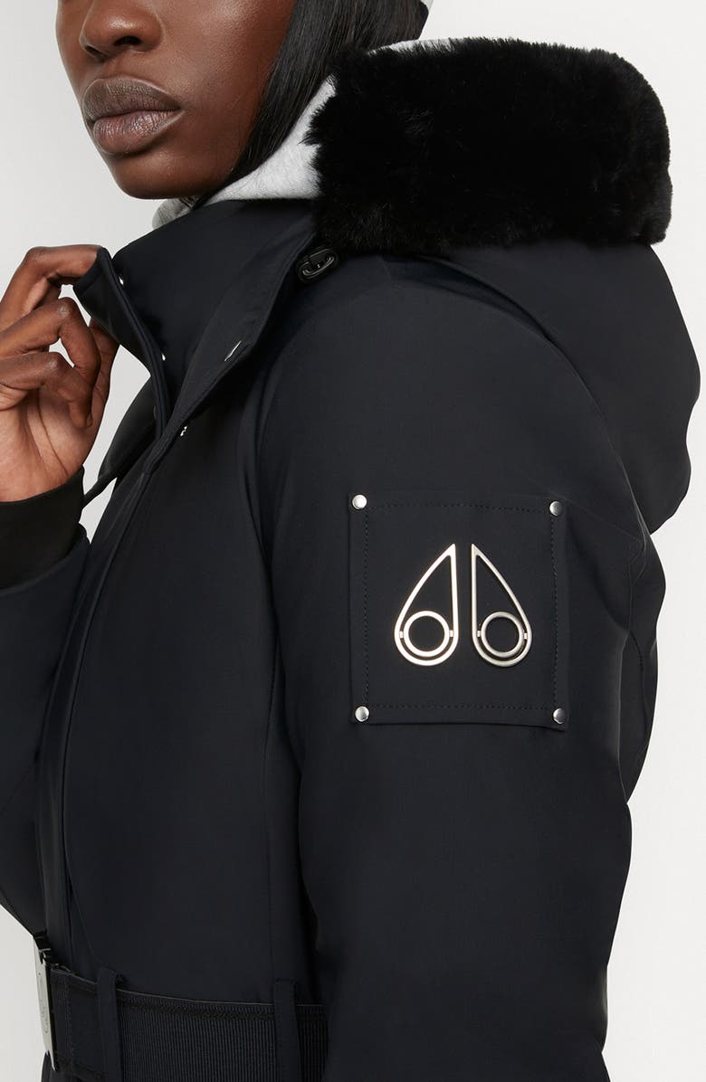 Moose Knuckles Alpharetta Belted Wind Resistant & Water Repellent 800 Fill Power Down Jacket, Alternate, color, 