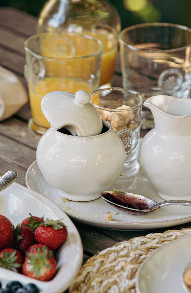 Juliska Puro Whitewash Sugar Bowl & Lid, Alternate, color, Whitewash