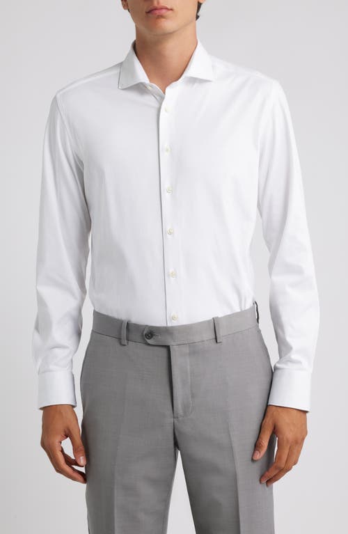 1863 by Eterna Jersey Slim Fit Dress Shirt in White  product