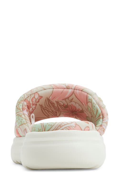 Roxy Gelato Lux Slide Sandal In Other Pink