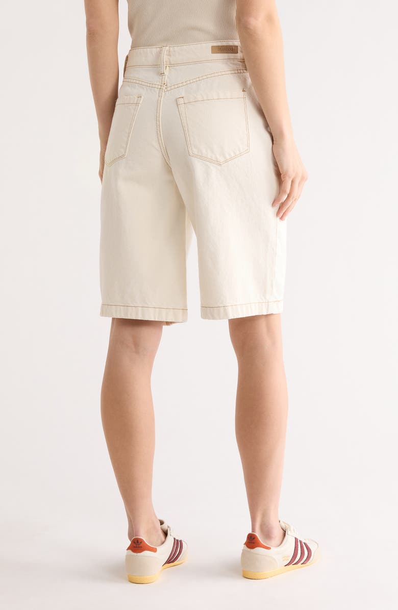 BLANKNYC Pleated Front Denim Bermuda Shorts, Alternate, color, Caketopper