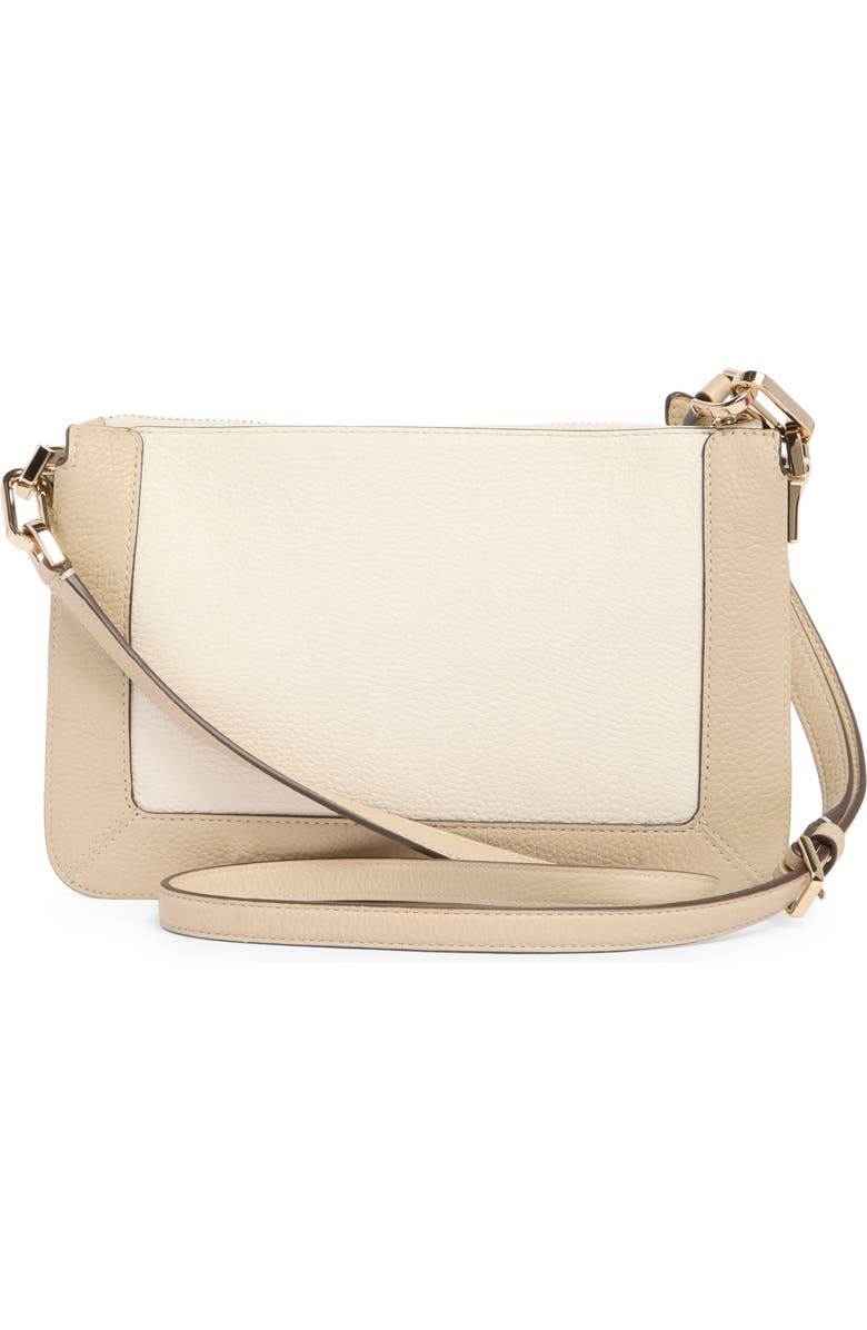 Kate Spade New York lena colorblock leather crossbody bag, Alternate, color, Light Sand Multi