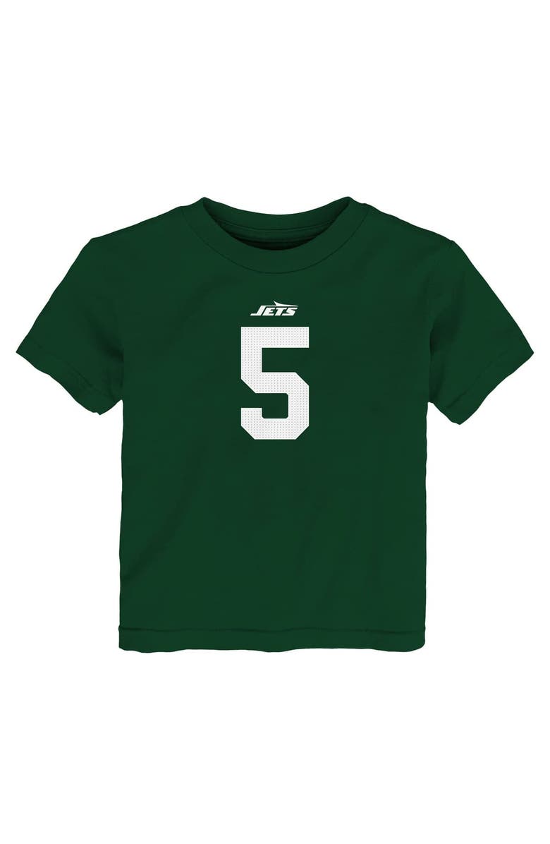 Nike Toddler Nike Garrett Wilson Green New York Jets Player Name & Number T-Shirt, Alternate, color, Green