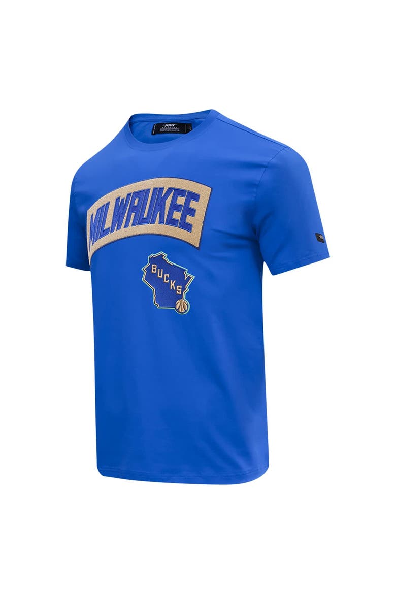 Men's Pro Standard Royal Milwaukee Bucks T-Shirt, Alternate, color, Royal
