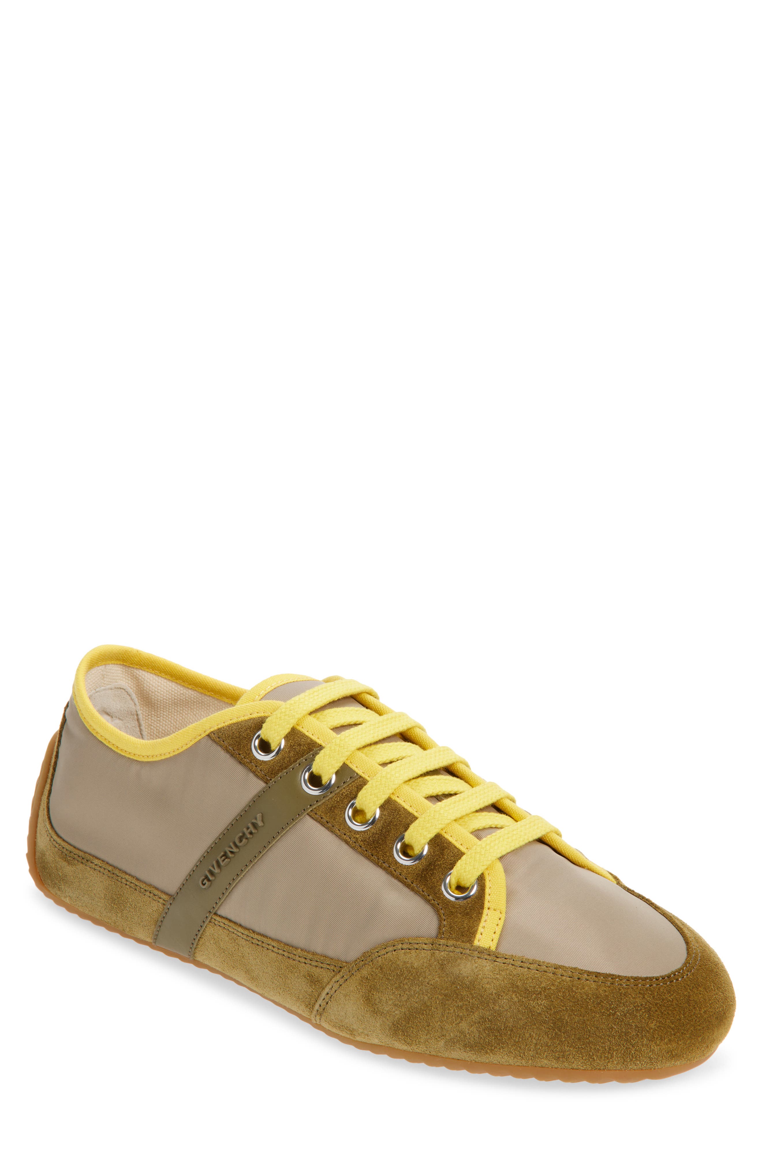 Givenchy Slim Sneaker, Main, color, Khaki/ Yellow