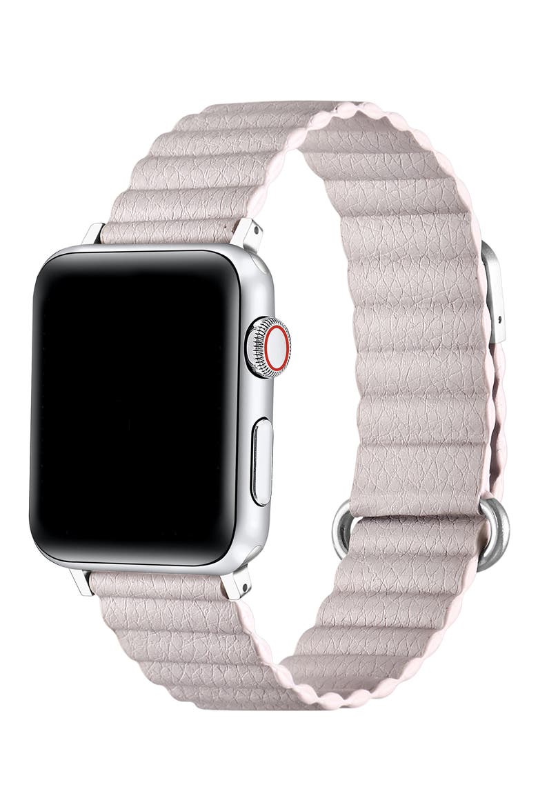 Dakota Faux Leather Apple Watch® Watchband, Alternate, color, LILAC