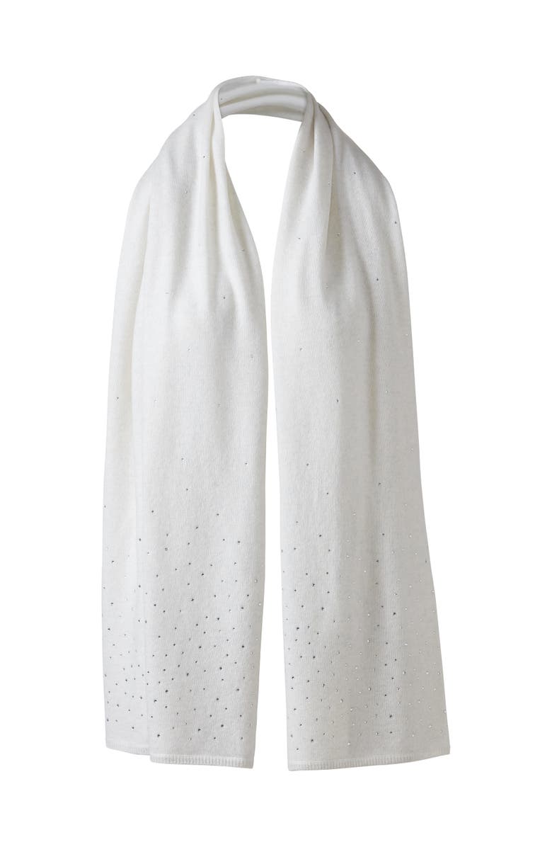 Kinross Cashmere Crystal Wrap, Main, color, Whisper