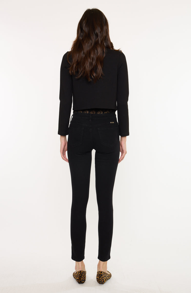 KanCan Anivia Essentials Mid Rise Super Skinny Jeans, Alternate, color, Black