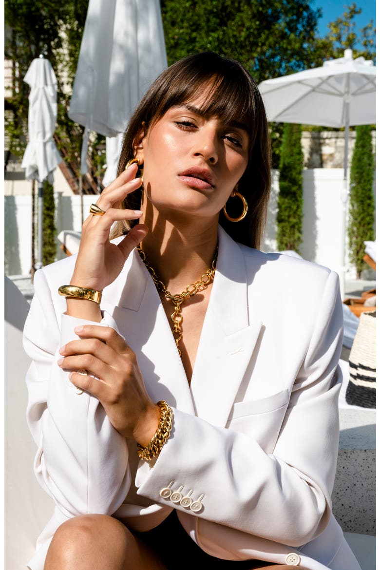 Italian Chain Necklace, Alternate, color, 14K GOLD
