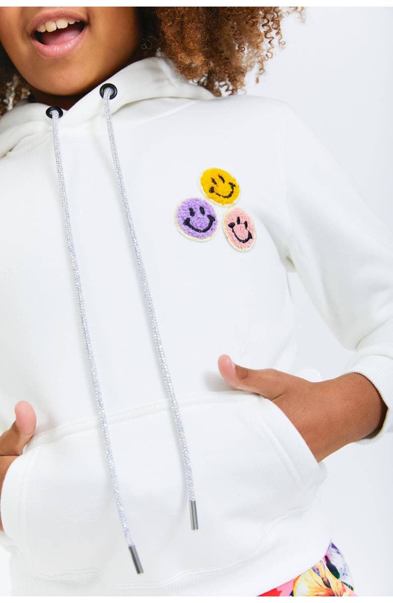 Lola + The Boys Emoji Love Hoodie, Alternate, color, 