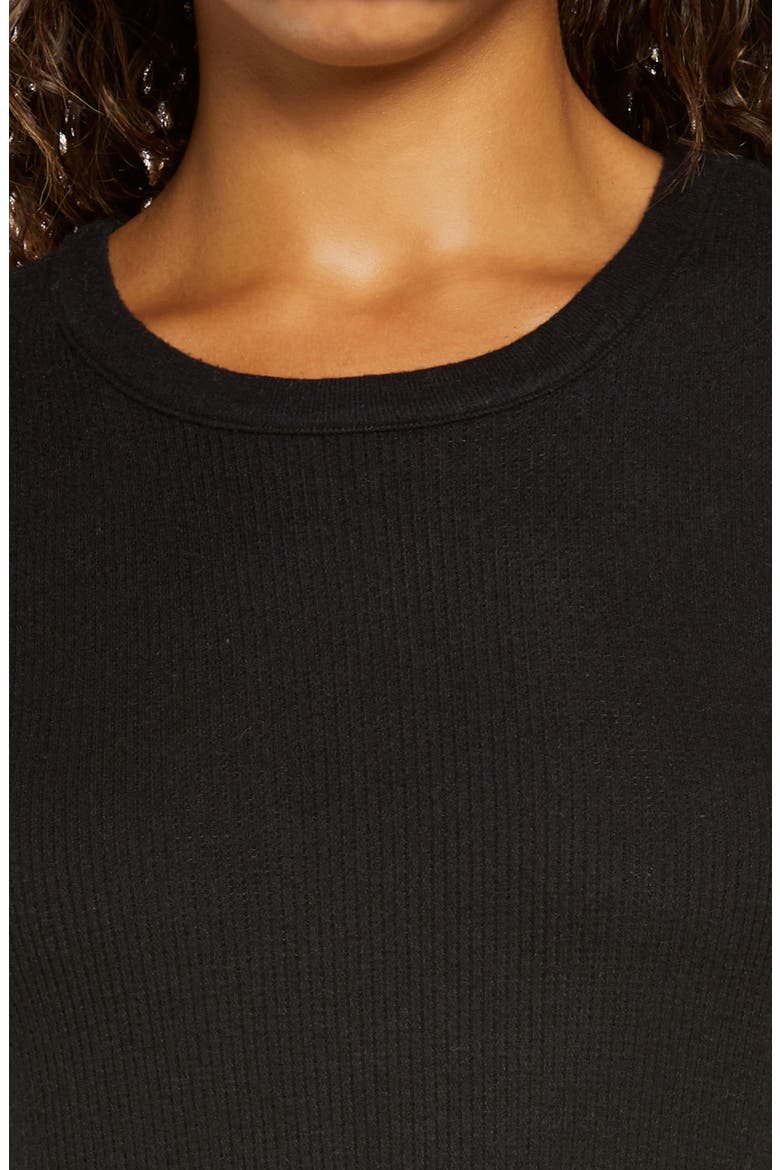 Ribbed Lounge Tank, Alternate, color, BLACK