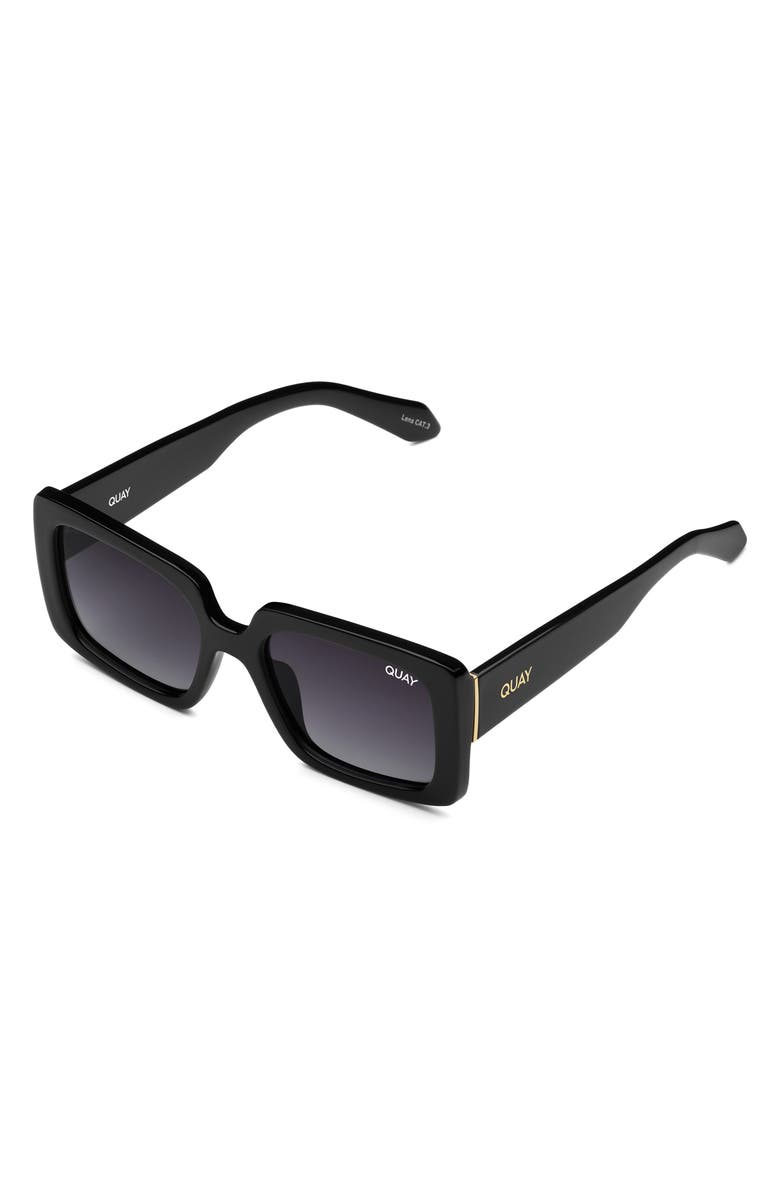 QUAY Total Vibe Mini 44mm Polarized Square Sunglasses  display picture 1