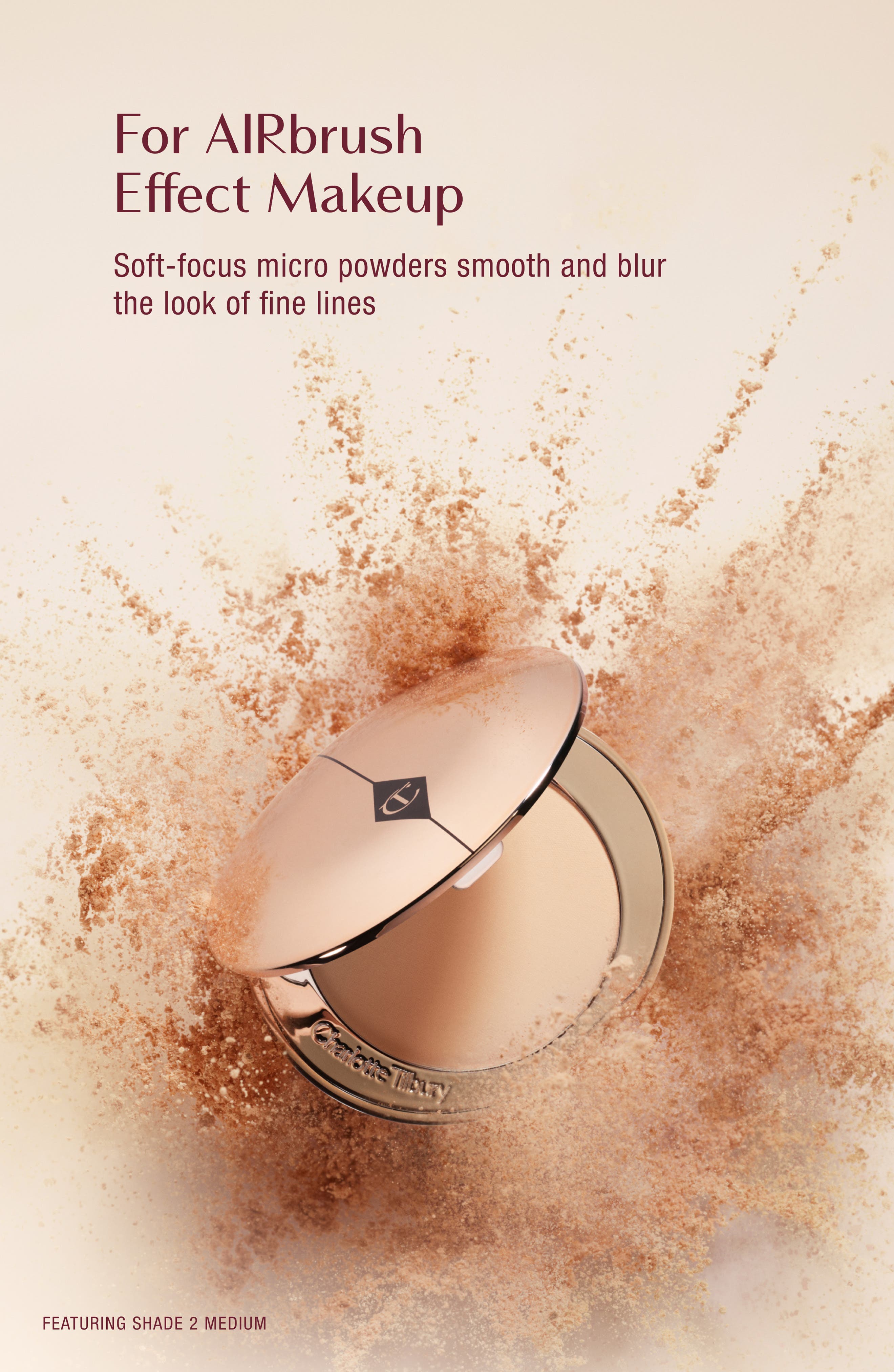 Компактная пудра Charlotte Tilbury Airbrush Flawless Finish сменная — фото 7