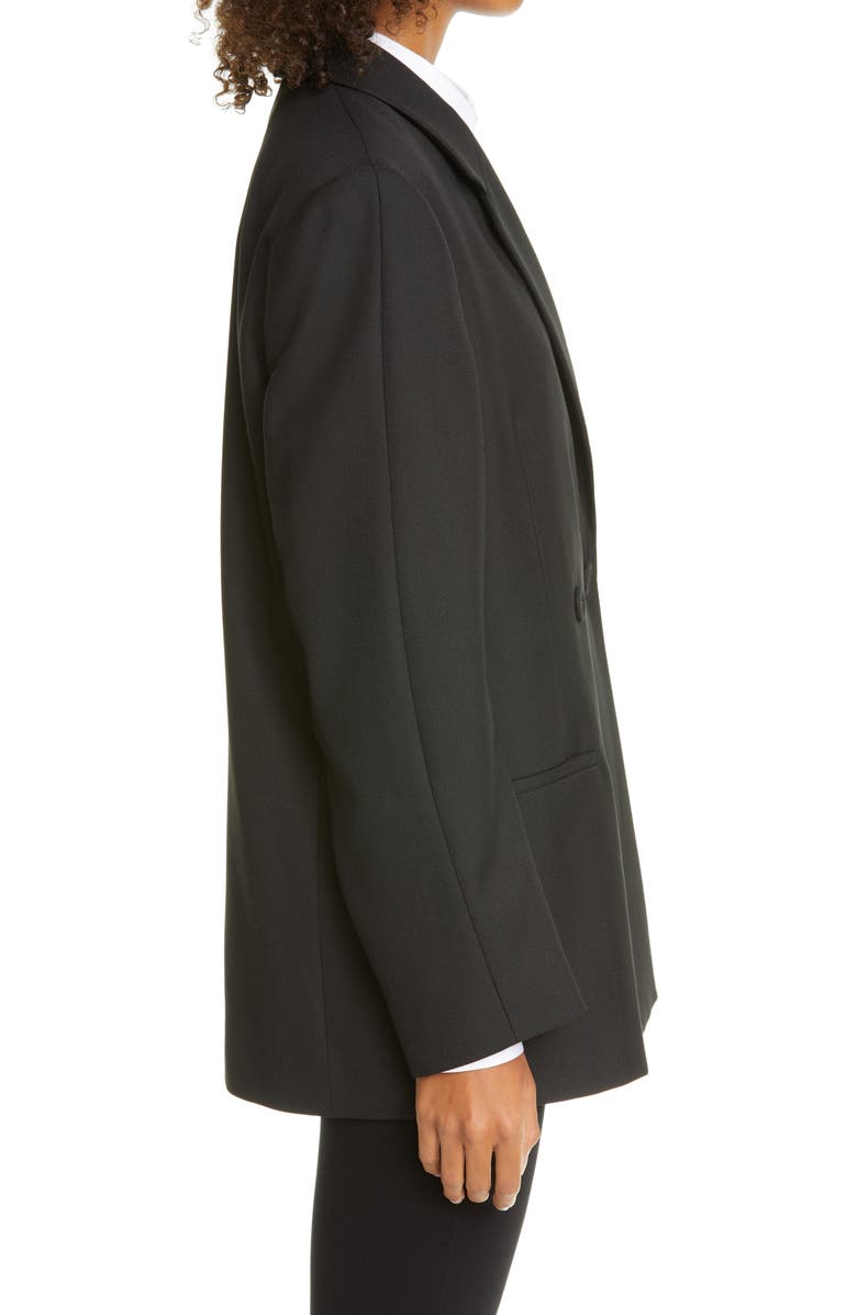 TOTEME Loreo Oversize Double Breasted Wool Blazer, Alternate, color, 