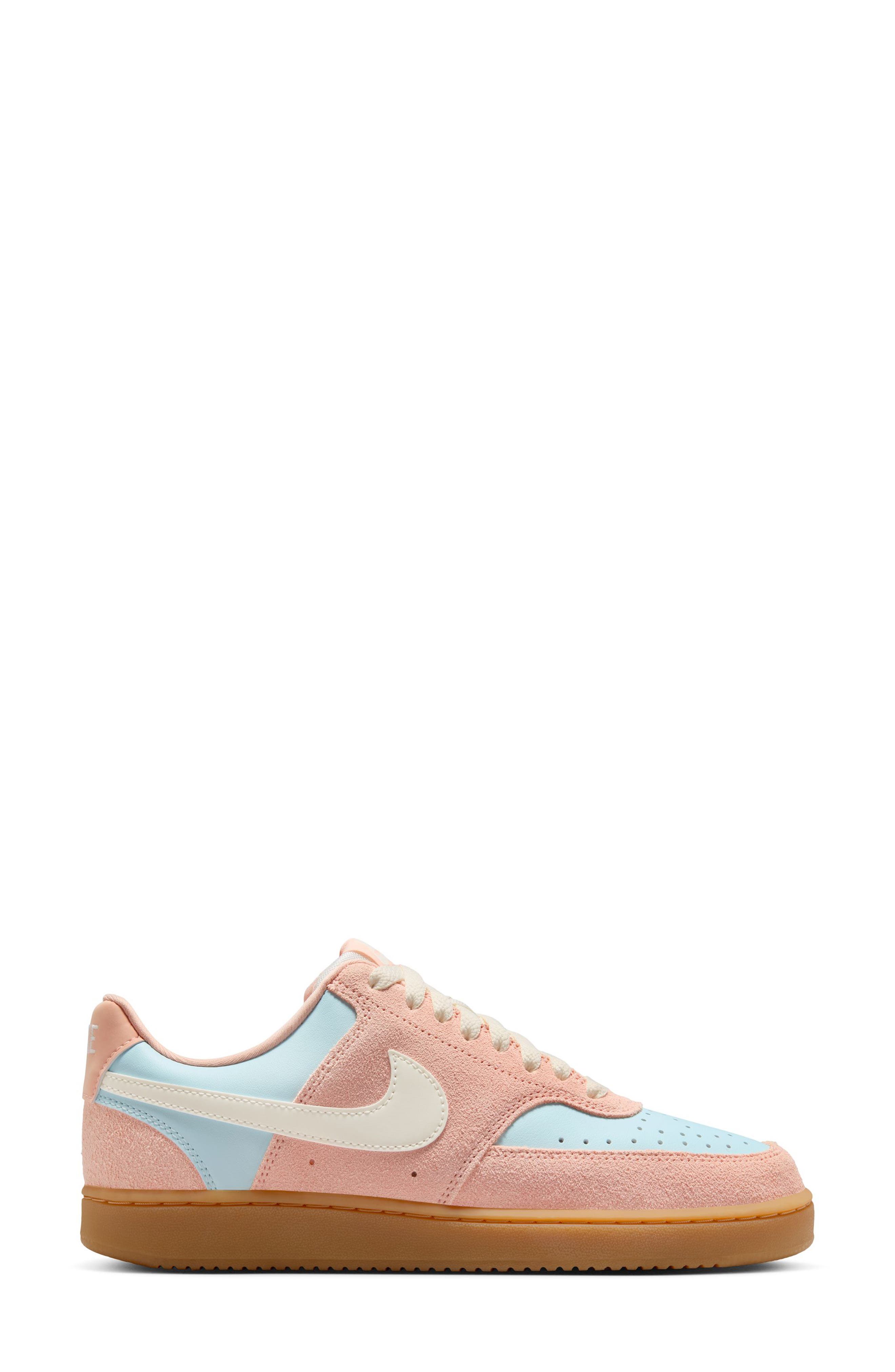 Court Vision Low Sneaker, Alternate, color, ORANGE/ IVORY/ BLUE