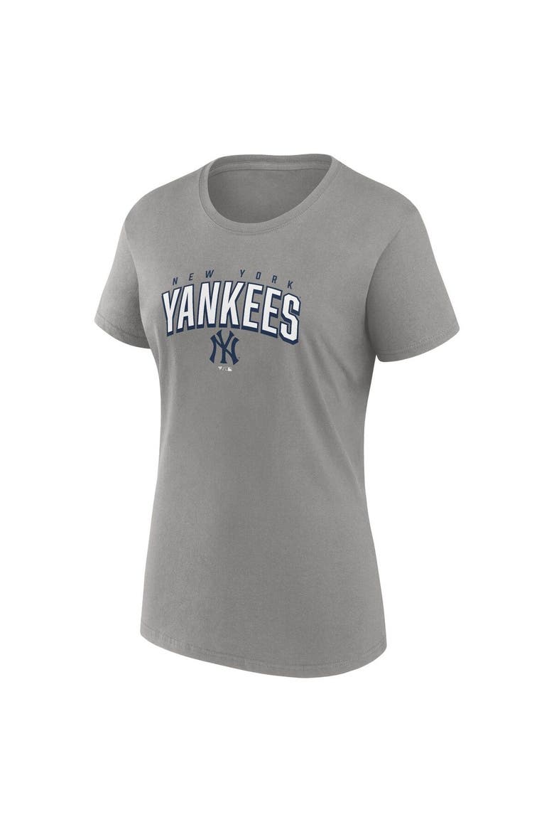 Women's Fanatics Branded Navy/Gray New York Yankees Fan T-Shirt Combo Set, Alternate, color, Navy
