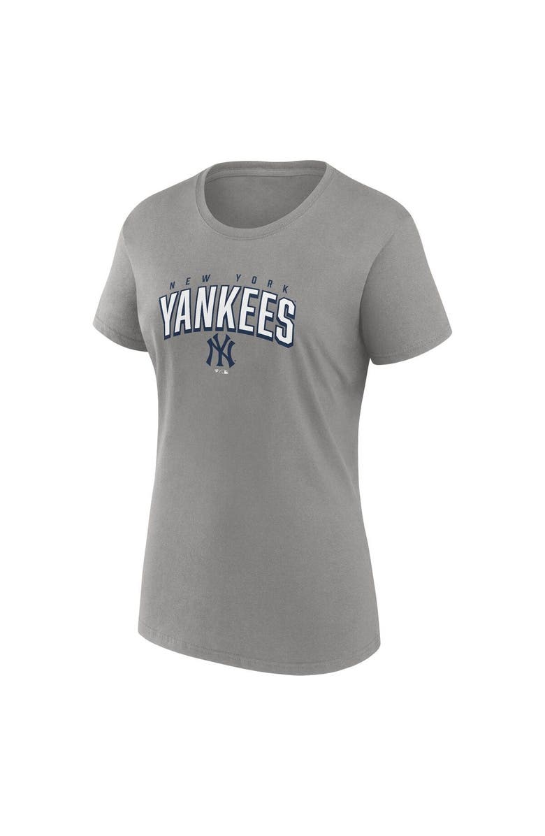 FANATICS Women's Fanatics Branded Navy/Gray New York Yankees Fan T-Shirt Combo Set, Alternate, color,