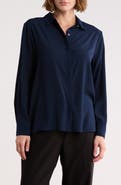 T Tahari Hidden Placket Long Sleeve Shirt