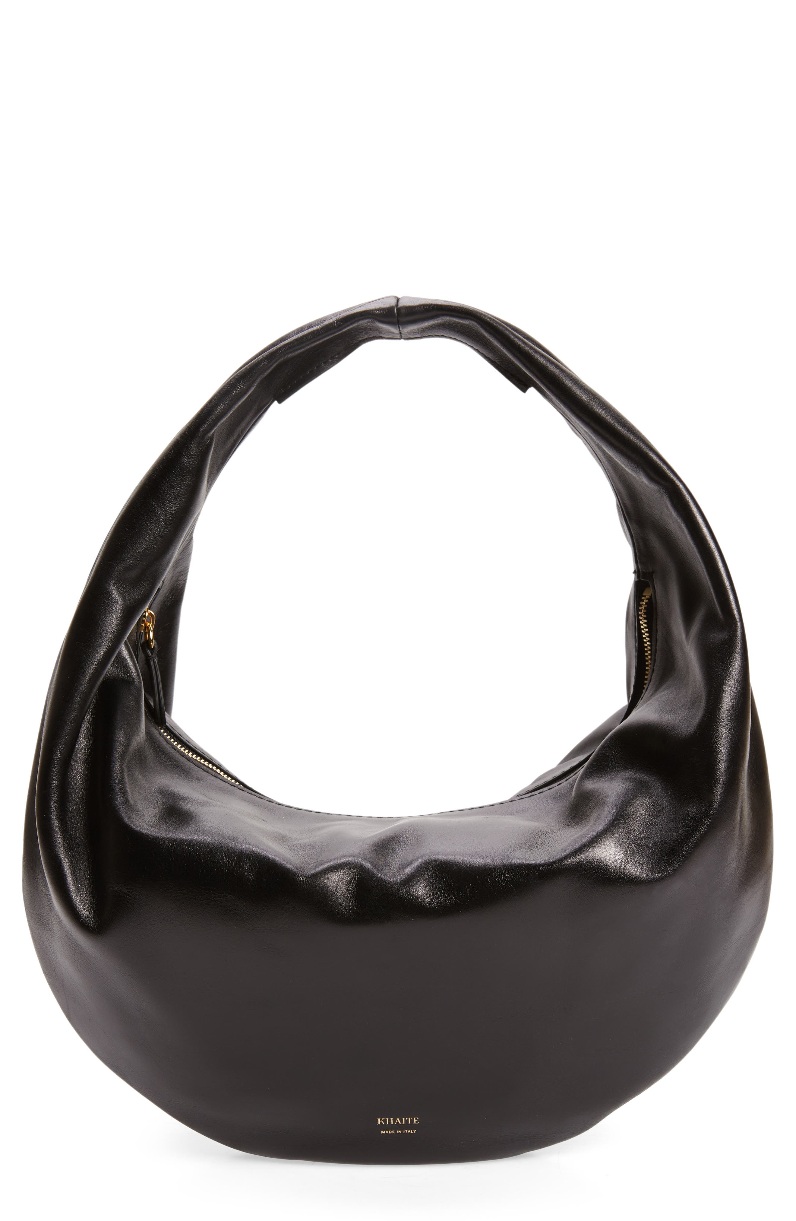 Khaite Medium Olivia Leather Hobo Bag, Main, color, 