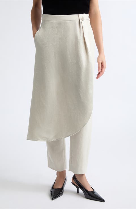 Wrap Skirt Trousers