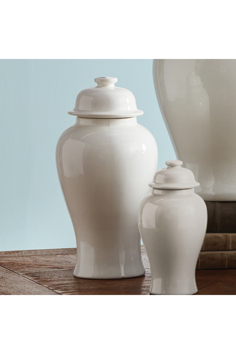 Koa Lidded Mini Ginger Jar Large, Alternate, color, White