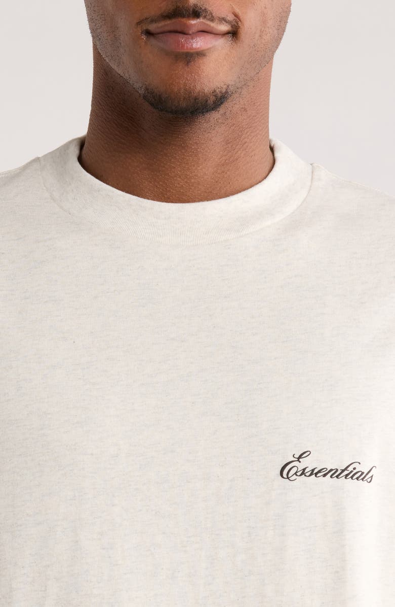 Fear of God Essentials Classic Cotton T-Shirt, Alternate, color, Oatmeal Heather