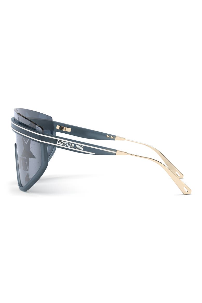 The DiorClub M2U Mask Sunglasses, Alternate, color, MBLU/BLUG