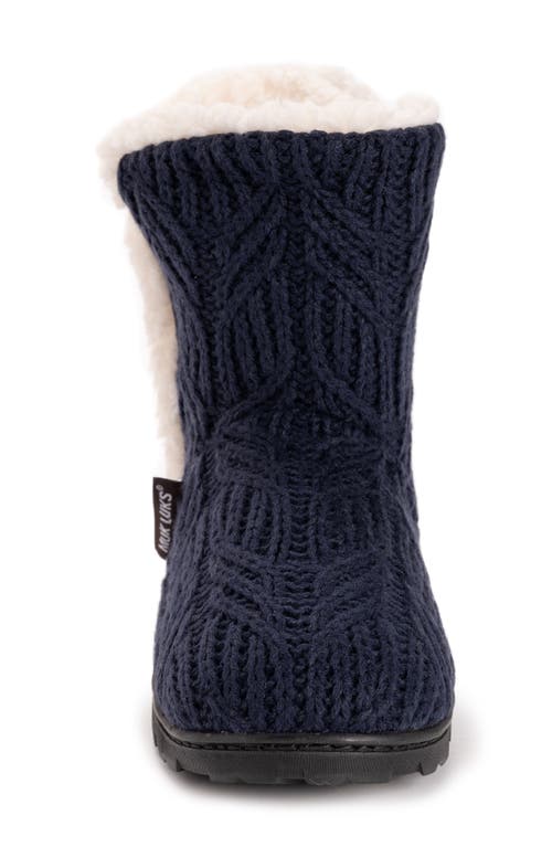 Muk Luks Cheyenne Indoor/outdoor Slipper In Blue