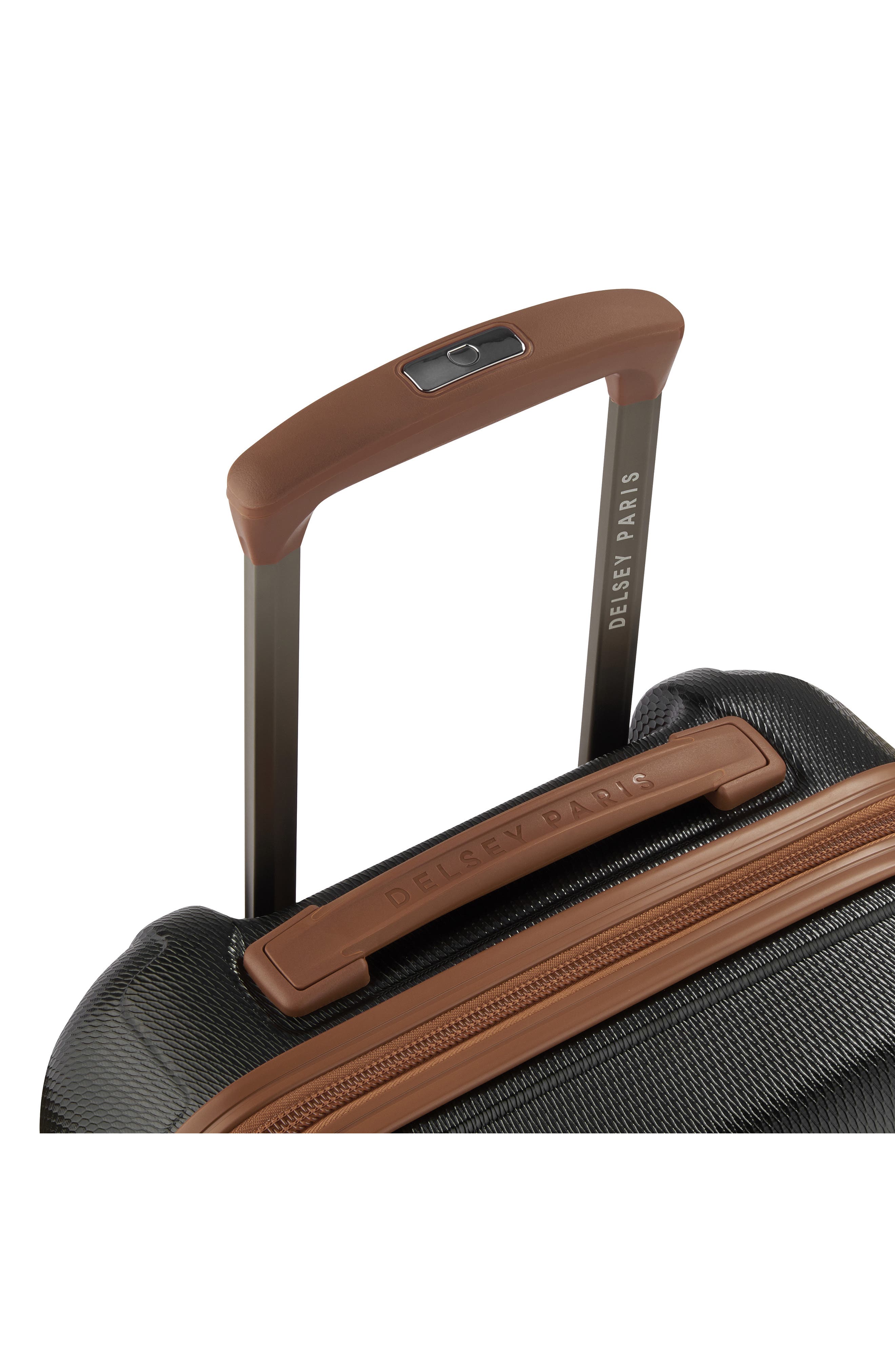 DELSEY Flanerie Hardside Carry-On Luggage, Alternate, color, Black