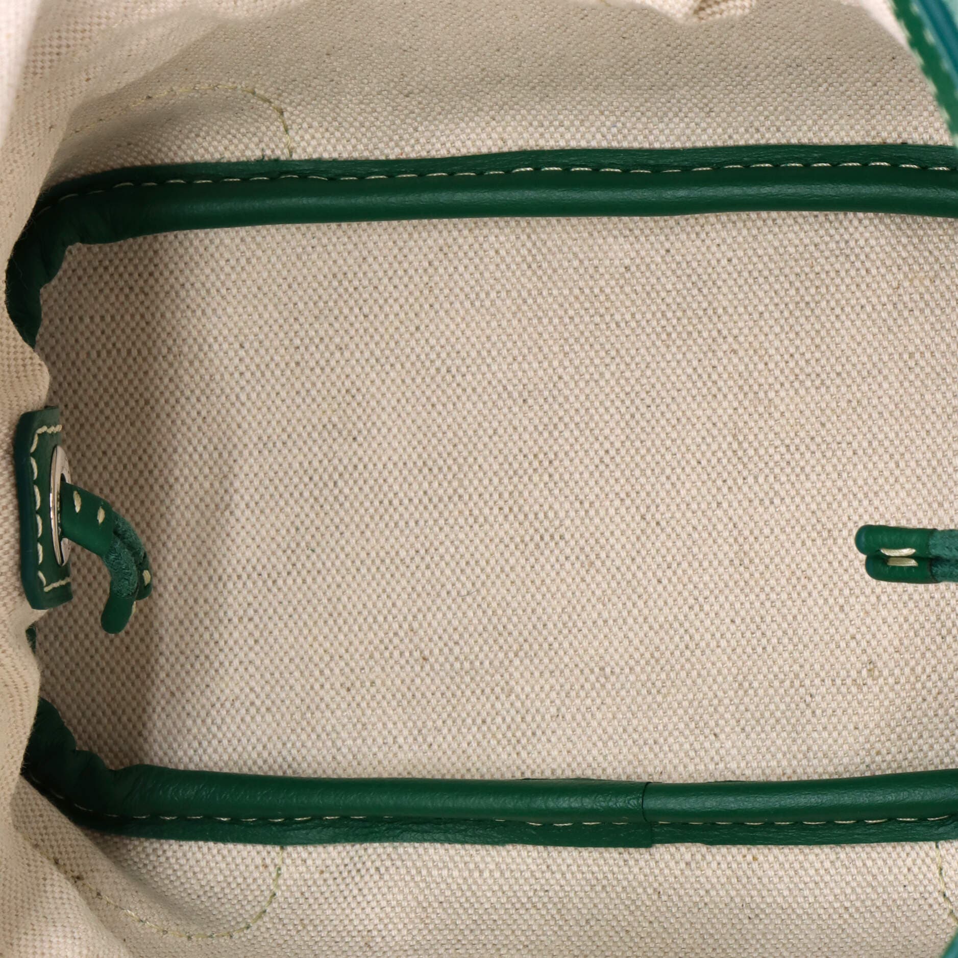 Pre-Owned Goyard Beluga Bag Coated Canvas Mini, Alternate, color, Green