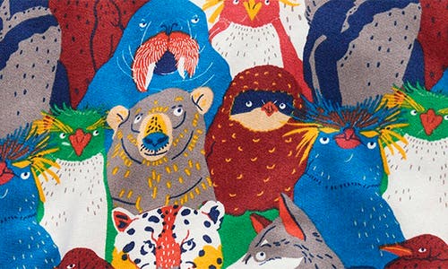 Boden Everyday Printed Sweatshirt Multi Arctic Audience In Blue