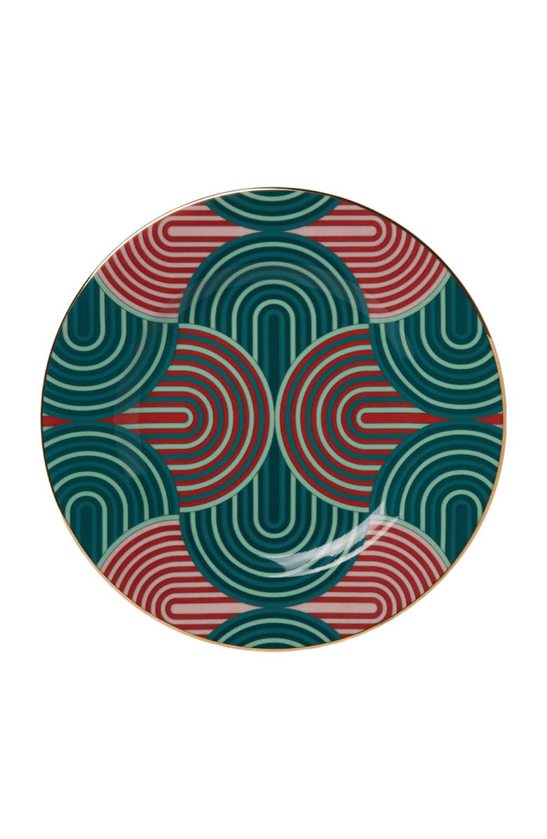 La DoubleJ Dinner Plates Set Of 2 Slinky Verde, Alternate, color, Slinky Verde