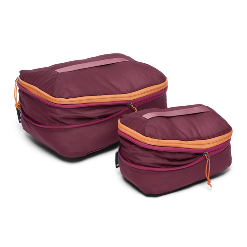 Cotopaxi Cubo Expandable Packing Cube Set In Burgundy