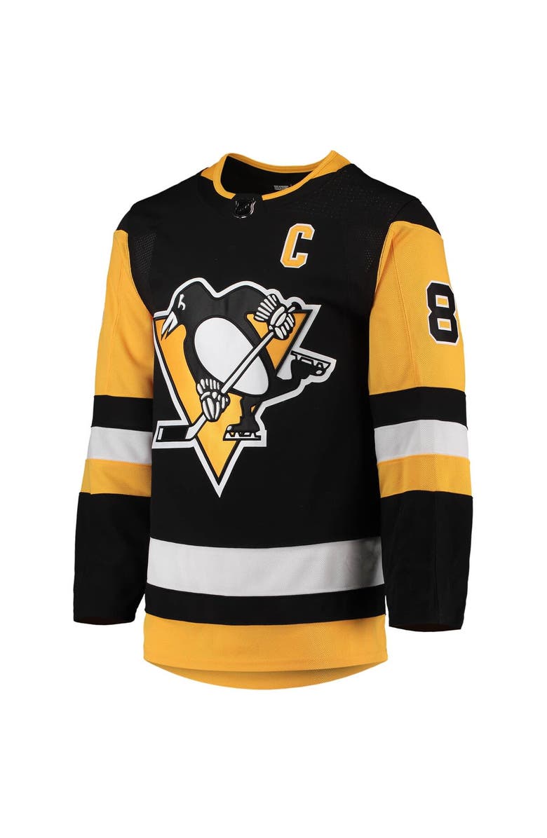 adidas Men's adidas Sidney Crosby Black Pittsburgh Penguins Home Primegreen Authentic Player Jersey, Alternate, color, 