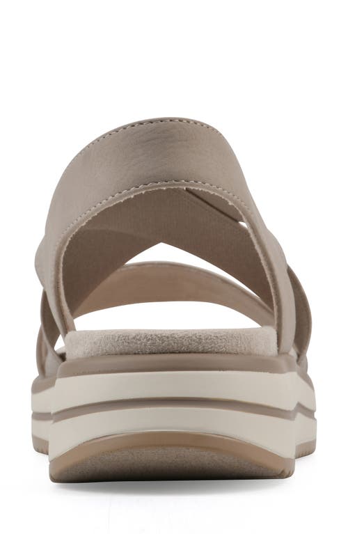 Cliffs By White Mountain Hapley Athleisure Sandal In Taupe Nubuck