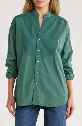Frank & Eileen Victoria Surplice Neck Button Up Shirt