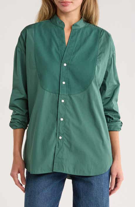 Frank & Eileen Victoria Surplice Neck Button Up Shirt