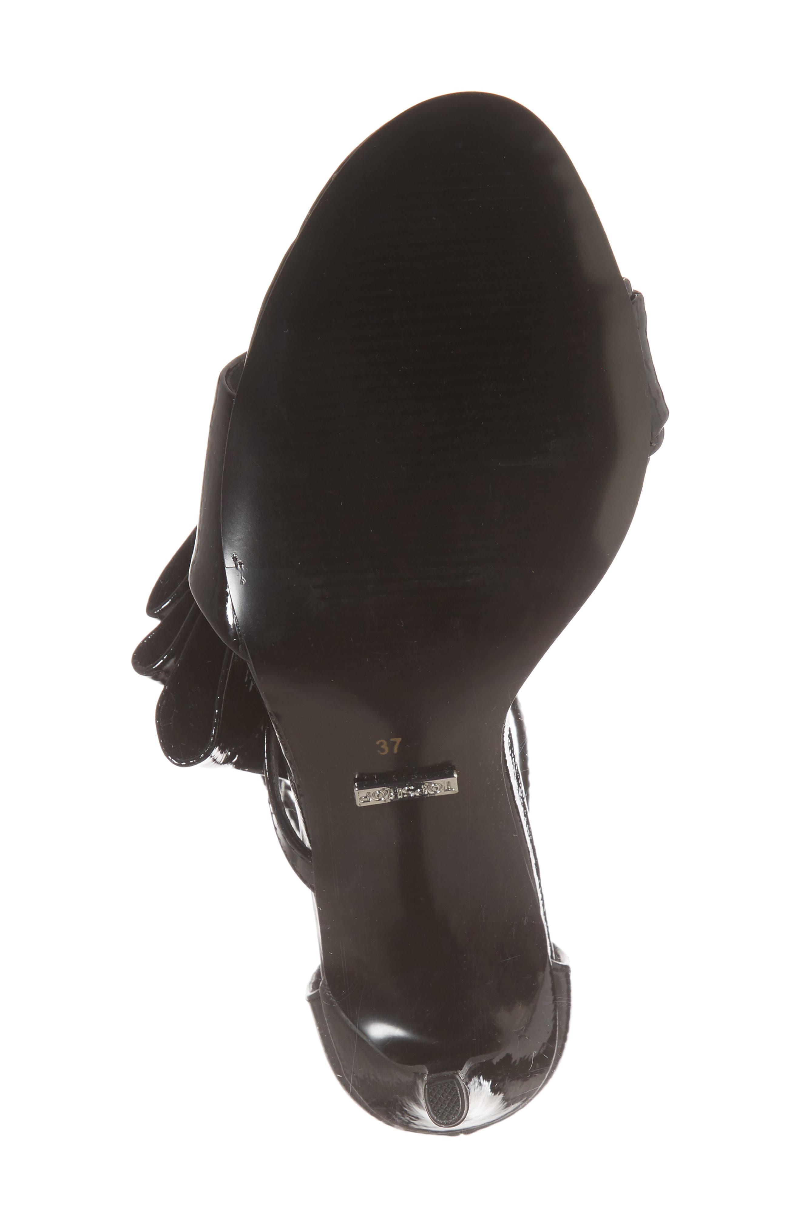 Topshop Rhea Fan Sandal, Alternate, color, 