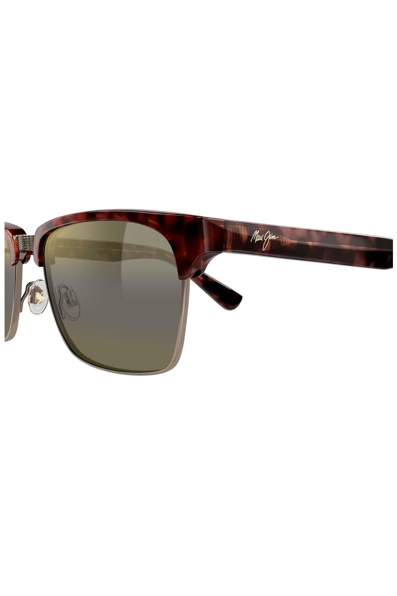 Kawika XL 58mm PolarizedPlus2® Rectangular Sunglasses, Alternate, color, BROWN