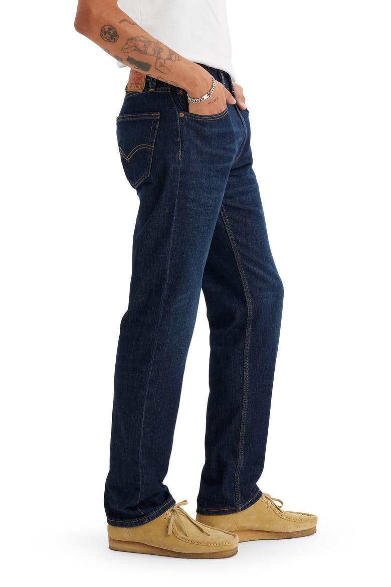 505™ Relaxed Straight Leg Jeans, Alternate, color, NAIL LOOP KNOT