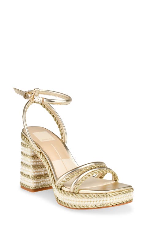 Agnes Ankle Strap Platform Sandal (Women)