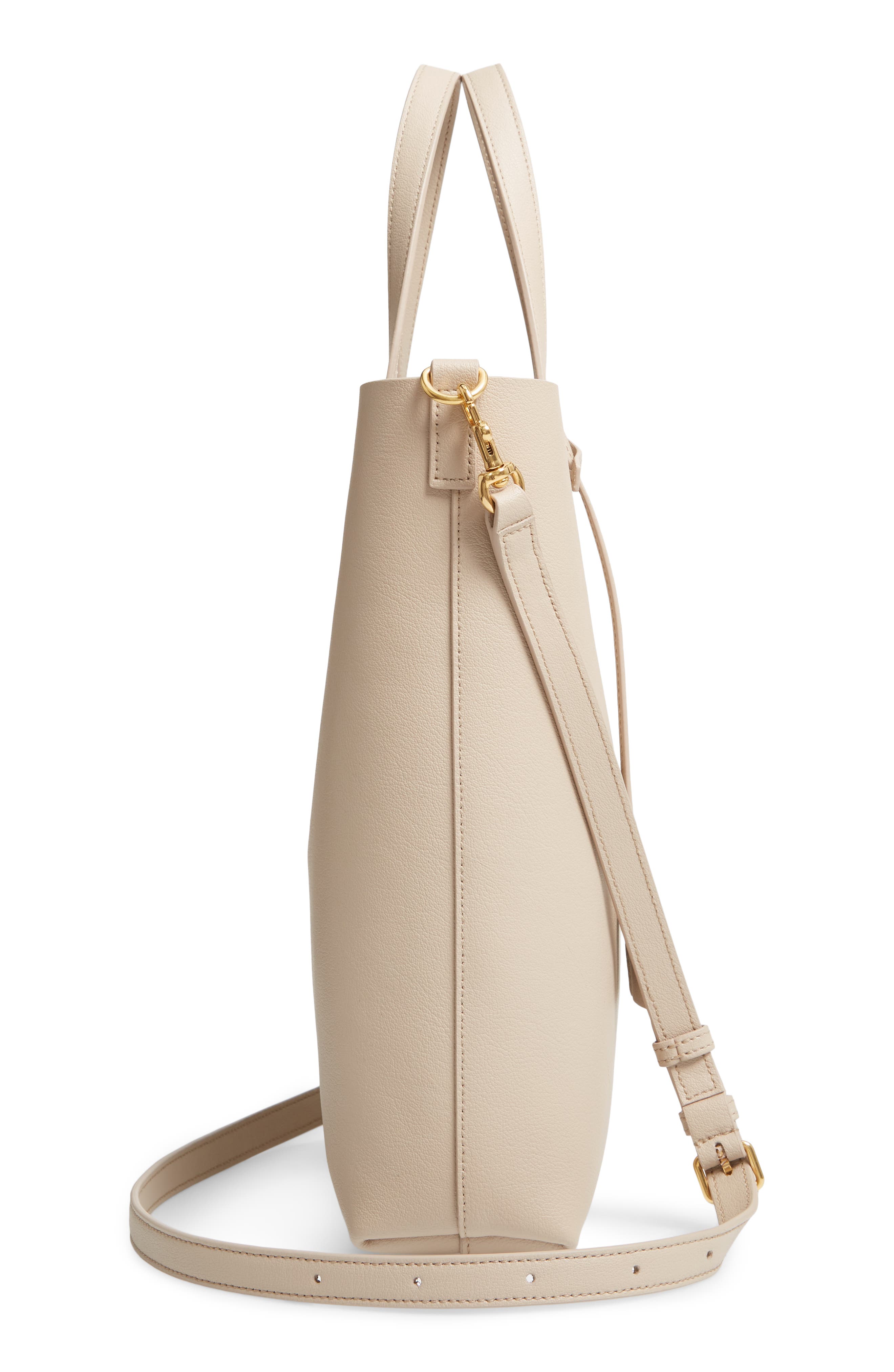Toy Shopping Leather Tote, Alternate, color, LIGHT NATURAL