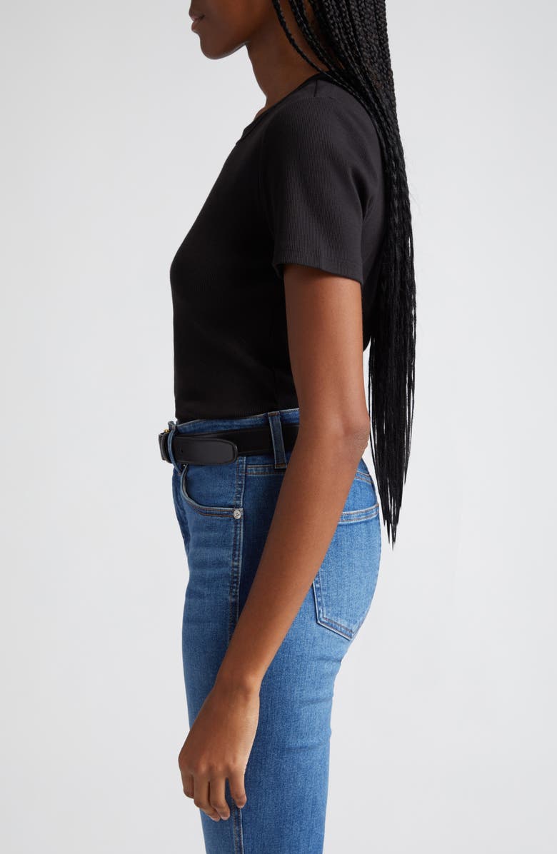 Veronica Beard Pruitt Cotton T-Shirt, Alternate, color, 