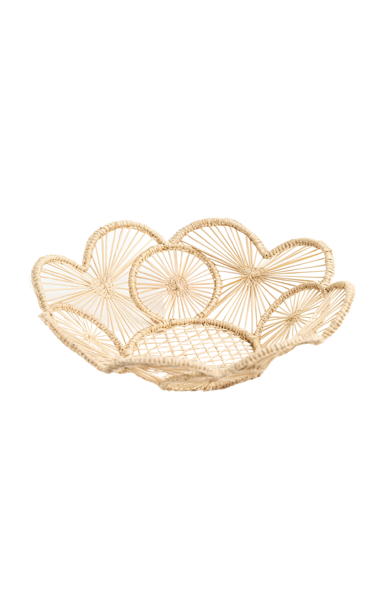 Coro Cora Petals Bread Basket, Main, color, Natural